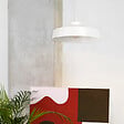 COREP - Suspension métal industrielle - Blanc mat - 41cm - vignette