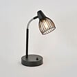 COREP - Lampe métal filaire Jaro Noir mat - 37cm - douille E14 - vignette