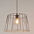COREP - Susp 35 rotin & metal kilau noir - vignette