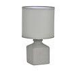 COREP - Lampe à poser céramique mat Ida Cendre - Culot E14 - 40W - vignette