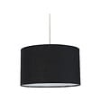 COREP - Suspension cylindrique - Toile coton - Noire - D28xH19cm - vignette