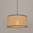 COREP - Suspension cylindre Raphia - Naturel - D38xH19cm - 100W - vignette