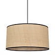 COREP - Suspension cylindre Raphia - Naturel - D38xH19cm - 100W - vignette