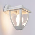 COREP - Applique descendante fonte d'aluminium Estrella Blanc IP44 - vignette