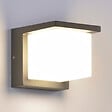 COREP - Applique murale LED aluminium Rockefeller - Anthracite - 10W - vignette