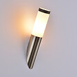 COREP - Applique murale extérieure inox Davis Nickel brossé IP44 - vignette