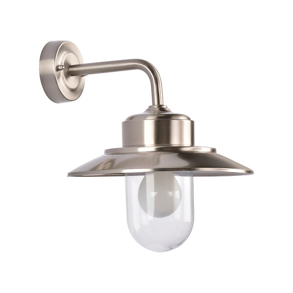 COREP - Applique descendante acier Praia Nickel brossé 60W - large