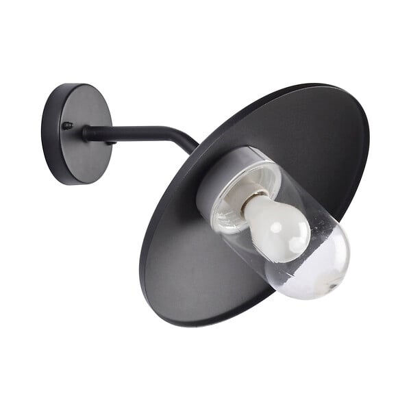 COREP - Applique murale d'extérieur acier Calvi Noir IP54 - large