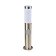 COREP - Borne d'éclairage acier inoxydable Davis Nickel brossé IP44 - vignette