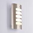 COREP - Applique murale métal Demi-lune - Nickel brossé - IP44 E27 - vignette
