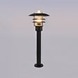 COREP - Borne lumineuse Nazare - Acier inoxydable - Noir - 60W - vignette