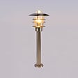 COREP - Borne lumineuse Nazare - Acier inoxydable - Nickel - 65cm - vignette