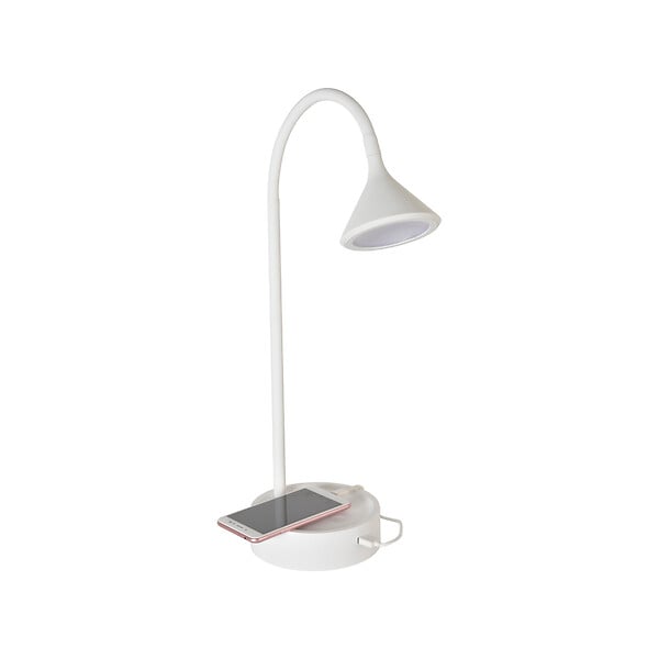 COREP - Lampe de bureau LED - ABS et métal - Study - Blanche - 3W - large