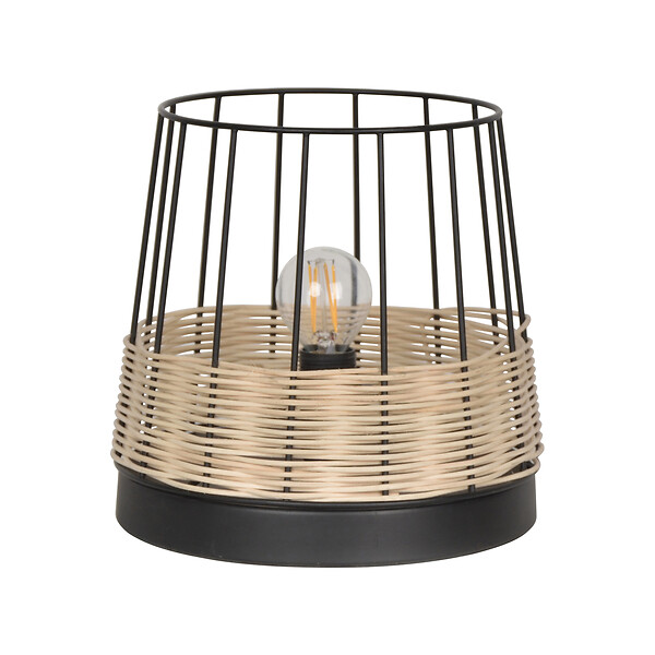 COREP - Lampe bois & metal indah - large