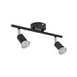 COREP - Spot LED 2 lumières orientables - Métal noir mat - GU10 5W - vignette