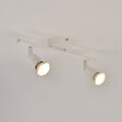 COREP - Spot 2 lumières métal Andy Blanc 2x5W LED - vignette
