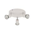 COREP - Plafonnier 3 lumières métal blanc orientable GU10 LED - vignette