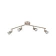 COREP - Spot 4 lumières Andy aluminium brossé GU10 - vignette