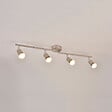 COREP - Spot 4 lumières Andy aluminium brossé GU10 - vignette