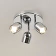 COREP - Plafonnier de salle de bain Lyam - Chrome - 3x5W LED - vignette