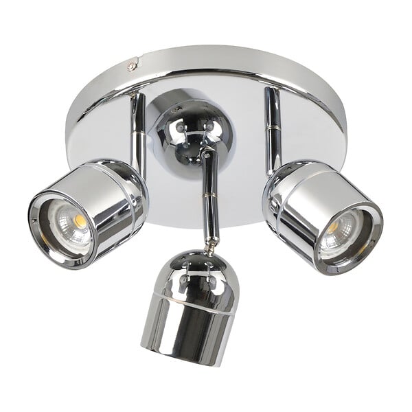 COREP - Plafonnier de salle de bain Lyam - Chrome - 3x5W LED - large