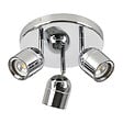 COREP - Plafonnier de salle de bain Lyam - Chrome - 3x5W LED - vignette