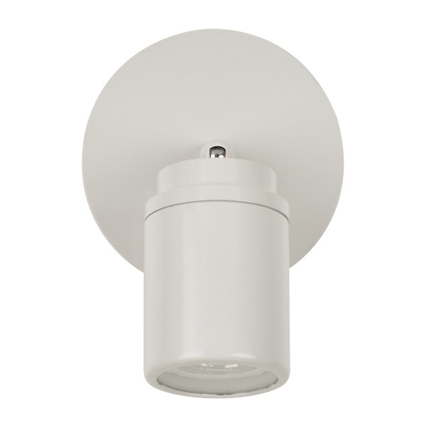 COREP - Spot mural Lily - Métal - Blanc - GU10 IP44 - large
