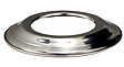 Rosace aluminium 104mm - finition pour conduit de fumisterie - vignette