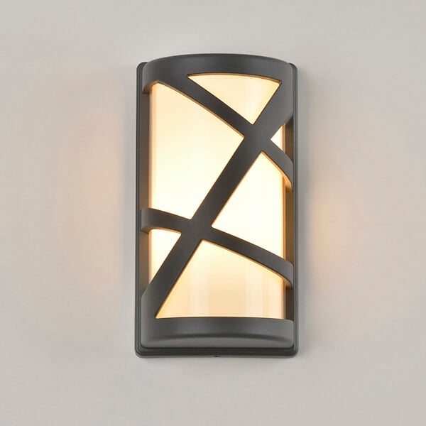 COREP - Applique extérieure aluminium Island Anthracite IP44 - large