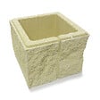 OPTIMBETON - Pilier de clôture en béton 40x40 - Ton crème - H.200cm - vignette