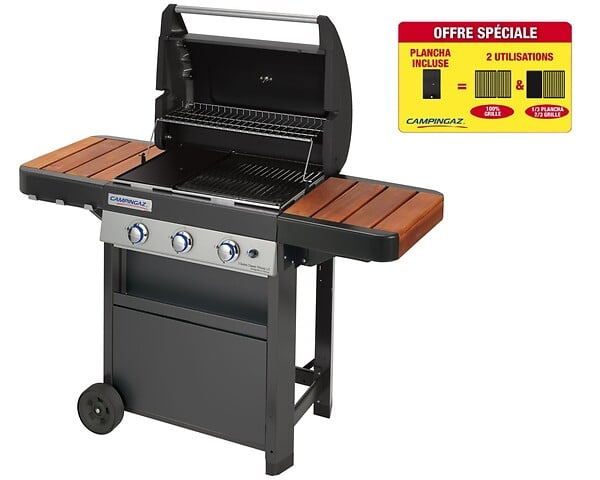 CAMPINGAZ - Barbecue à gaz Plancha 2 en 1 - Grille et plancha - 9.6 kW - large
