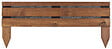 CERLAND - Bordure jardin LIGN Z - Marron - H.233/433xL.1000xEp.32mm - vignette