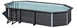GRE - Piscine composite ovale - L.6,64xl.3,86xH.1,24m - vignette