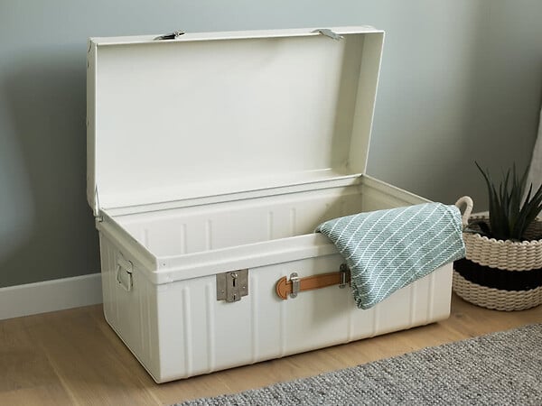 P.HENRY - Coffre de rangement en acier - Malle Suez - 265L - large