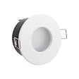 XANLITE - Spot encastrable rond blanc, culot GU10, puissance max 50W, lumière blanc neutre 4000 K, indice IP65, compatible salle de bain, usage intérieur - vignette