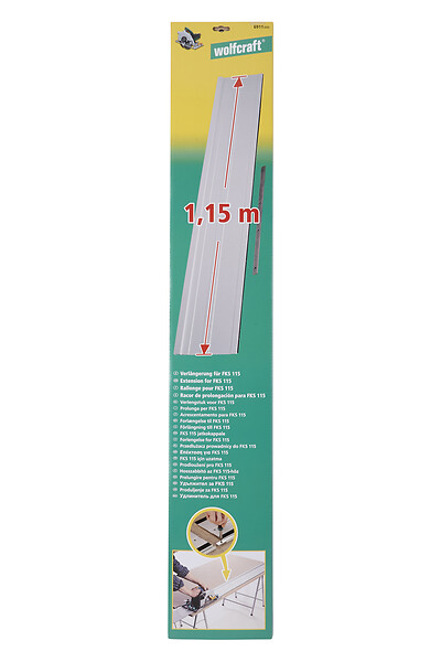 WOLFCRAFT - Guide prolongateur pour FKS115 - large