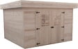 HABRITA - Abri de jardin bois emboîté 28mm - L.300xP.400cm - vignette