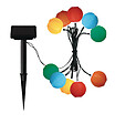 SMARTSOLAR - Guirlande solaire 10 lanternes chinoises multicolore - 2,7 m - vignette