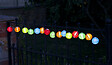 SMARTSOLAR - Guirlande solaire 10 lanternes chinoises multicolore - 2,7 m - vignette