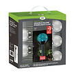 SMARTSOLAR - Lot de 5 lampes solaires sur piquet - Globe craquelé Carry - vignette