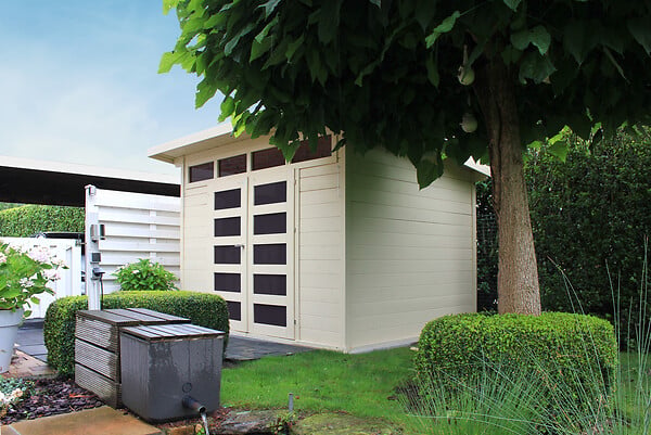 SOLID - Abri de jardin moderne Verona en bois - 7,20m² - large