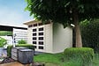 SOLID - Abri de jardin moderne Verona en bois - 7,20m² - vignette