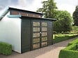 SOLID - Abri de jardin bois Milano - L.335xl.341xH.262cm - vignette