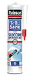 RUBSON - Mastic silicone sanitaires SDB Saine - Translucide - 280ml - vignette