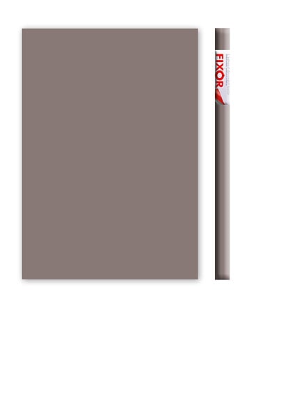 FIXOR - Rouleau adhésif décoratif taupe 2mx45cm - large
