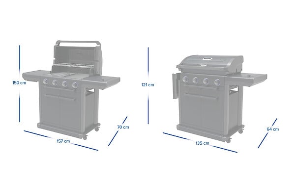 CAMPINGAZ - Barbecue à gaz Premium Onyx 4 S - large