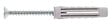 RED HEAD - Blister de 4 chevilles Nordtech 10x50mm + vis TF 6x70mm - vignette