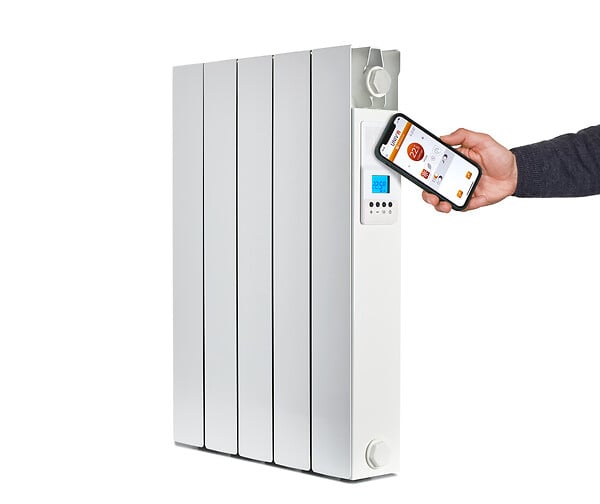 UNIV'R CHAUFFAGE - Radiateur électrique céramique Volupta - Blanc - 1000W - large