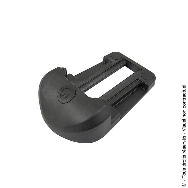 AFBAT - Sabot portail composite pour portail motorise noir - large