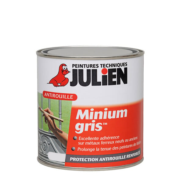 JULIEN - Primaire antirouille - Gris bleute mat - 2.5L - large
